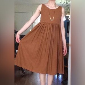 Delphine Bedient Raw Silk Babydoll Dress